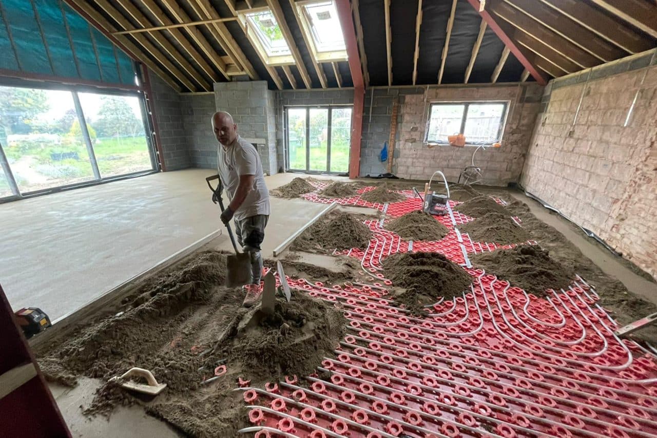 Residential screeding
