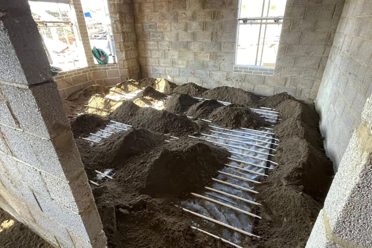 Floor screeding Bicton Industrial Park