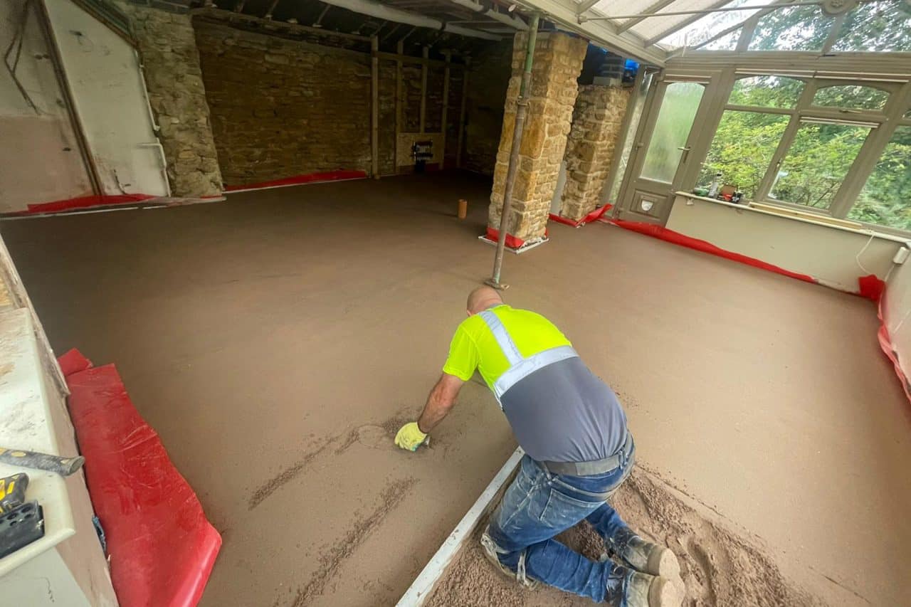 Floor screeding Desborough