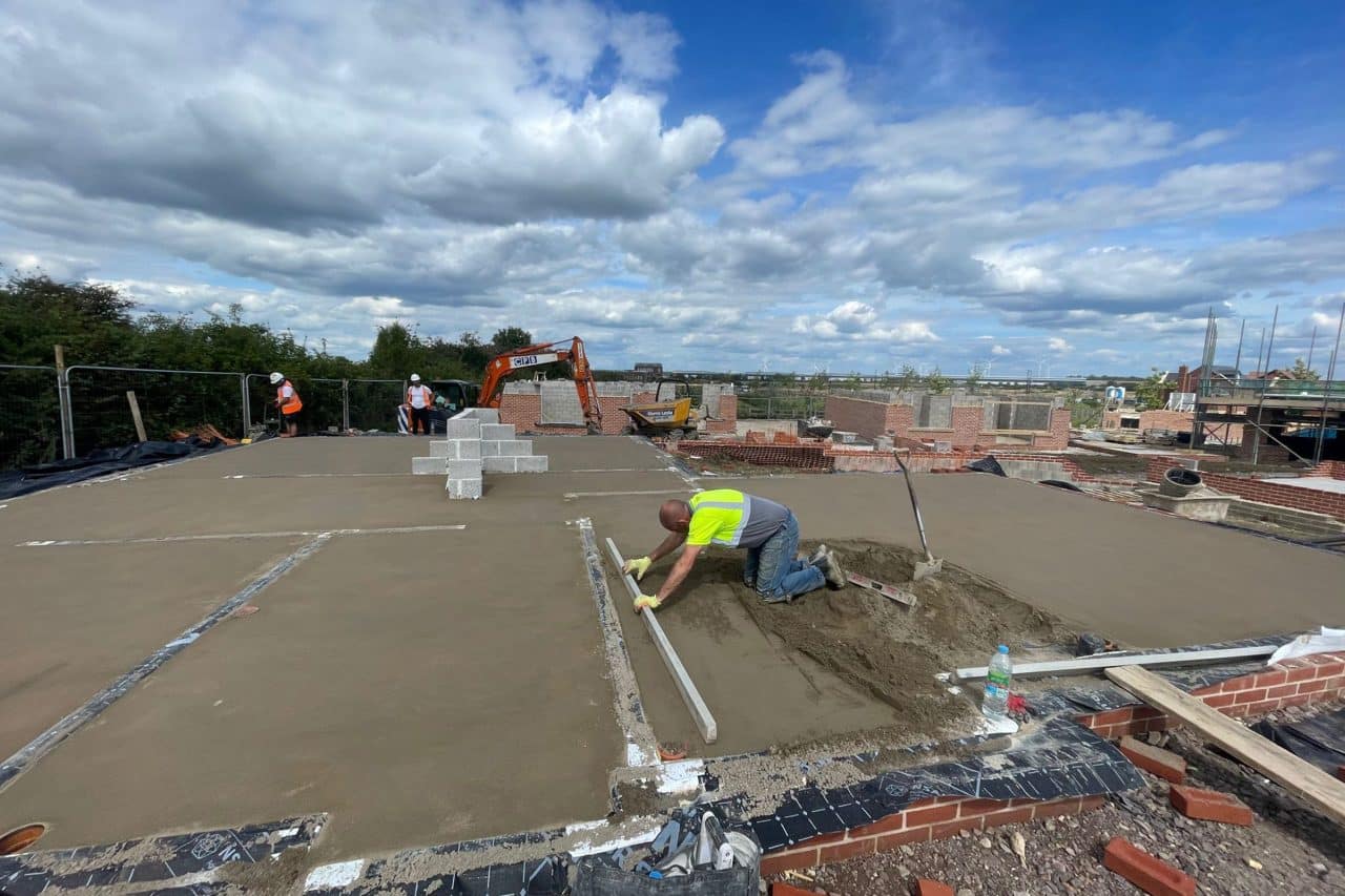 Floor screeding Lodge Farm industrial estate