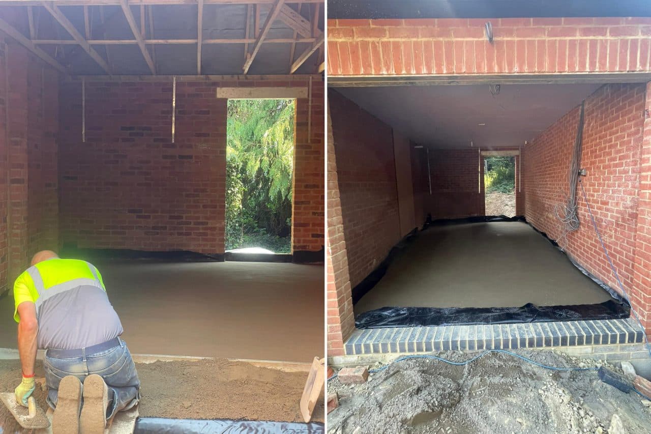 Floor screeding Rockingham
