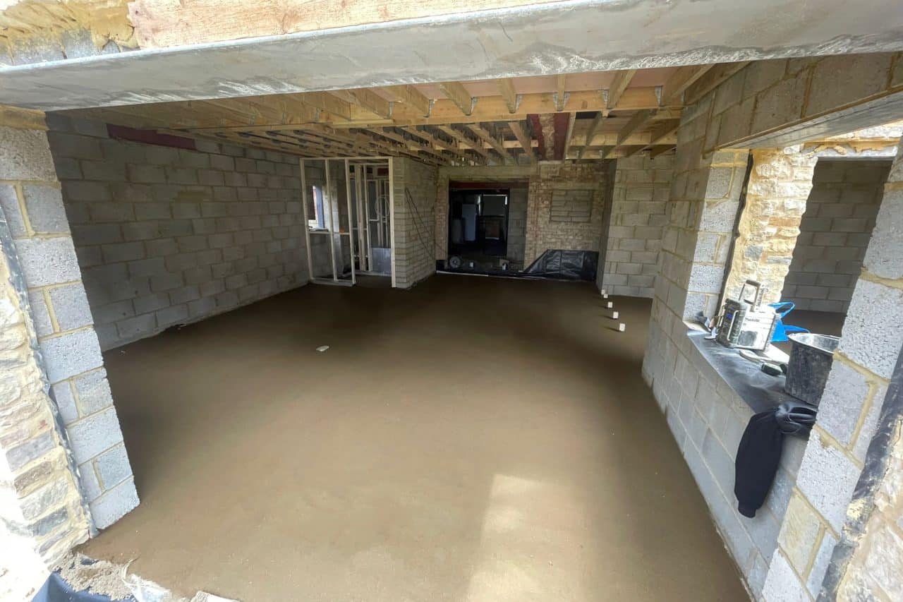 Floor screeding Woburn Road industrial estate