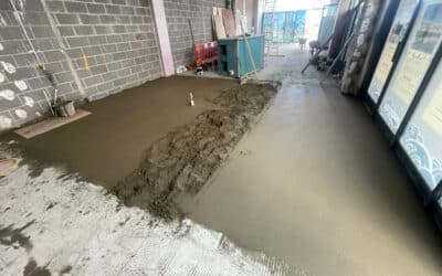 What is floor screeding?