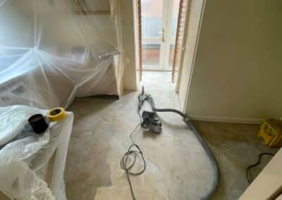 Floor preparation – Nether Heyford, Northamptonshire