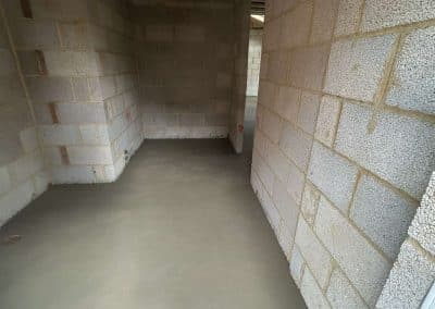 Floor screeding at a new build property in North Kilworth