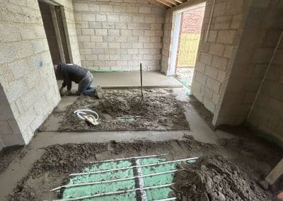 Floor screeding in North Kilworth – 100㎡