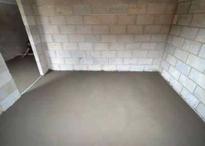 Floor screeding at a new build property in North Kilworth