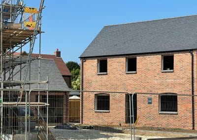 Floor screeding at a new build property in Hardingstone, Northampton