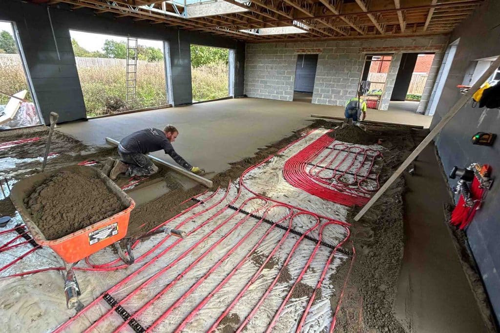 Floor screeding in Northampton