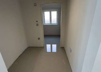 Self levelling screed in Nether Heyford