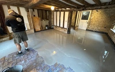 Latex screed at a period property in Cambridge – 50㎡