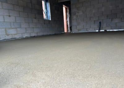 Finished floor screed at a property in Northampton