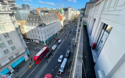 Floor screeding in central London