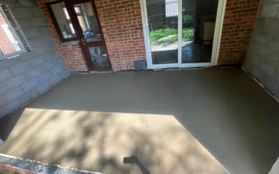 Traditional screed – Extension – Northampton – 15㎡