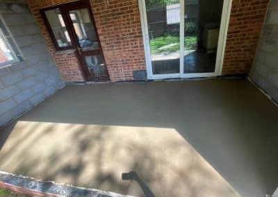 Traditional screed – Extension – Northampton – 15㎡