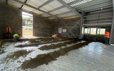 Polymer reinforced screed – Wellingborough – 2000㎡