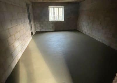 Floor screeding in Little Harrowden for Francis Jackson Homes – 149㎡