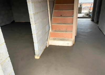 Newly installed floor screed at a new build in Rugby