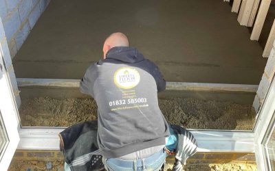 Traditional screed – Moulton – 12m²