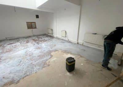 Self-levelling latex screed in Royston, Hertfordshire