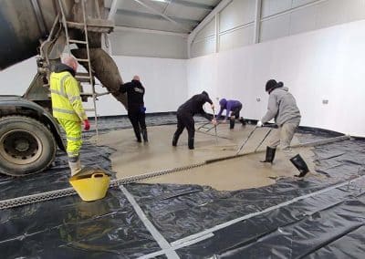 Liquid screed – Warehouse – Daventry