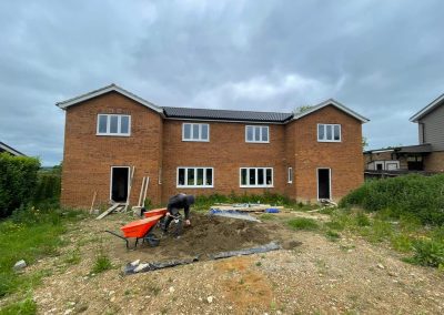 Exterior of a new build property