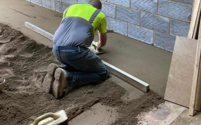 Traditional screed – Large extension – Northampton – 37㎡