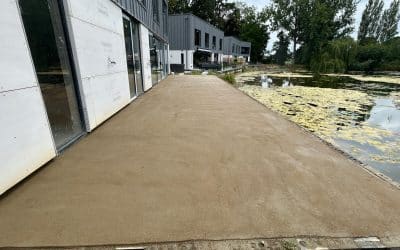 Polymer floor screed –  Welton, Northants – 90m²