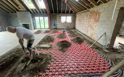 Underfloor heating installation – Rushden – 170㎡