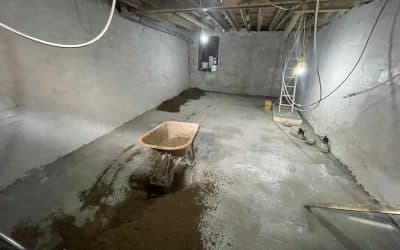 Basement screed in Northampton 35㎡