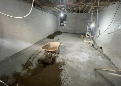 Basement screed in Northampton 35㎡