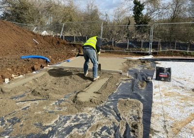 Traditional screed – Irthingborough, Northants – 65㎡