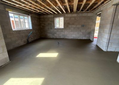 New build floor screed – Little Houghton, Northamptonshire
