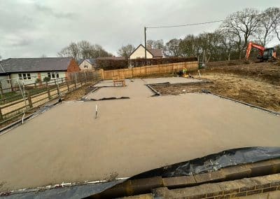 New build – Floor screeding – Towcester, Northants