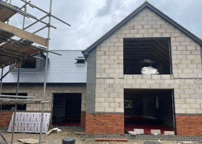 Exterior of a new build property