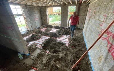 180㎡ Underfloor heating screed – Northampton