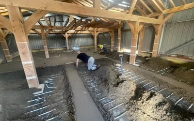 Underfloor heating screed – Residential – Kent – 125㎡