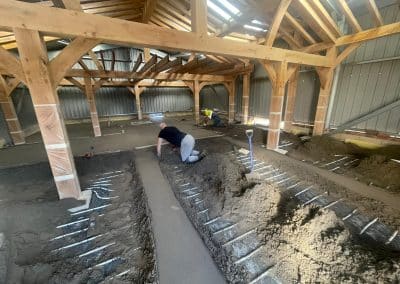 Underfloor heating screed – Residential – Kent – 125㎡