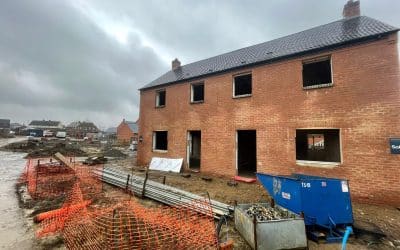 Underfloor heating screed – North Kilworth, Leicestershire – 120㎡