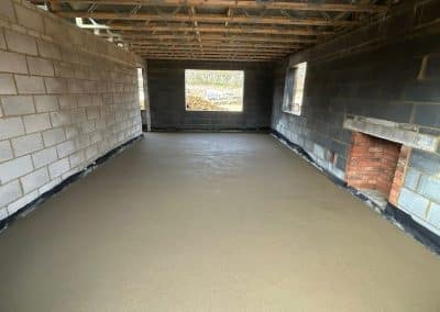 Underfloor heating screed – Medbourne, Northants